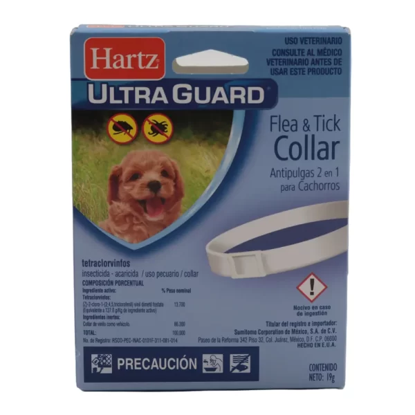 Ultra Guard, Collar Anti Pulgas y Garrapatas para Perros Cachorros