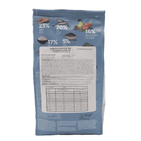 Alimento Seco para Perro Exclusive Fish Mini 2 kg - Imagen 2